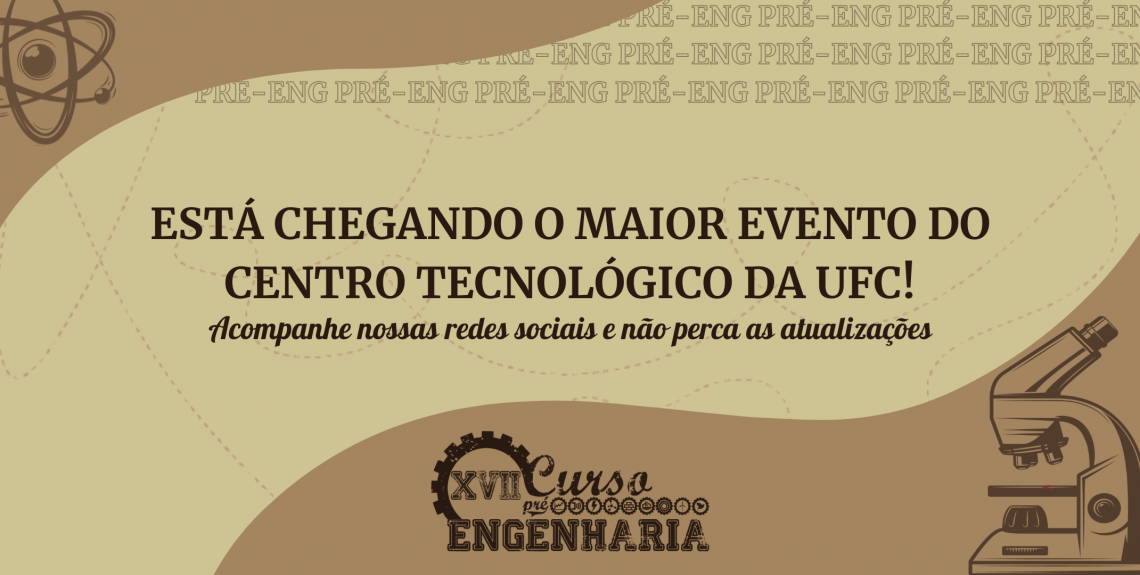 PRE ENG ESTÁ CHEGANDO